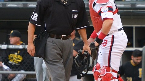 El umpire zacatecano Alfonso Márquez estuvo por segunda ocasión en Chicago.