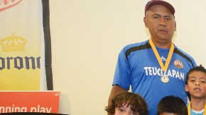 El Teucizapan U-7, campeón de la Copa Fiesta del Sol que se jugó en Chitown.