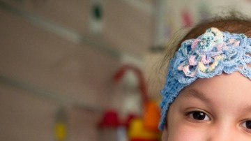 Izarah Vásquez, de cinco años, es una de las pacientes en el Hospital St. Jude.