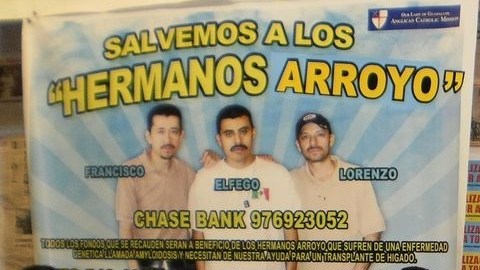 Conferencia de prensa en la Misión Anglicana Nuestra Señora de Guadalupe.