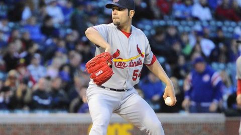 Jaime García el zurdo de Tamaulipas juega con los Cardenales de San Luis.