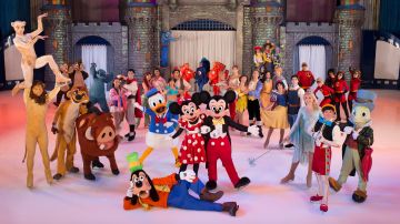 Las princesas de Disney patinarán sobre hielo durante el espectáculo titulado ‘100 Years of Magic’.