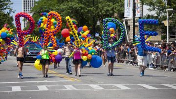 El desfile del orgullo gay en Chicago.