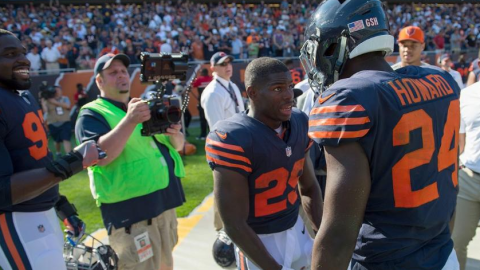 Tarik Cohen y Jordan Howard,