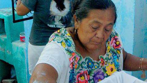 Una tradición de los habitantes de la comunidad de Pomuch. EFE