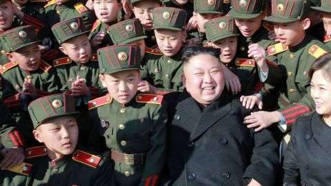 La pareja presidencial de Corea del Norte. Getty