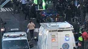 Escena del ataque en el Bajo Manhattan.