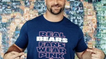 Los Chicago Bears apoyan la lucha contra el cáncer de mama.