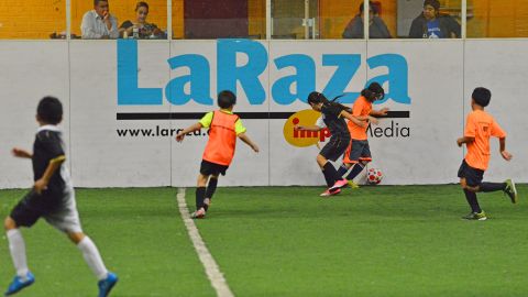 Todos los niños sin equipos son bienvenidos en Copa La Raza. (Javier Quiroz / La Raza)