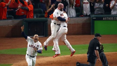 Carlos Correa tuvo una celebración efusiva. Ezra Shaw/Getty Images