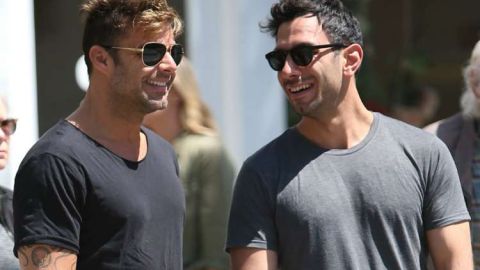 Ricky Martin y Jwan Yosef.