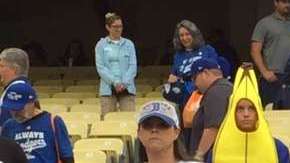 Aficionados de Dodgers quien una noche terrorífica para Astros