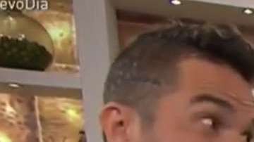 Kuno Becker arruinó un segmento de cocina en "Un nuevo día"