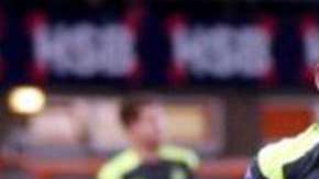 Hirving Lozano celebra su gol.