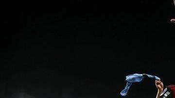 Vinicius Junior celebra la clasificación del Flamengo. EFE