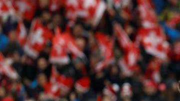 Los jugadores de Suiza celebran el pase de su selección al Mundial de Rusia 2018. (Foto: EFE/EPA/PETER KLAUNZER)