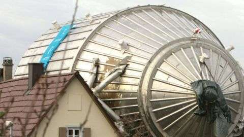 Llevar al espectrómetro a su sitio fue una odisea.