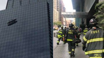El incidente se reportó en un edificio de Columbus Circle.