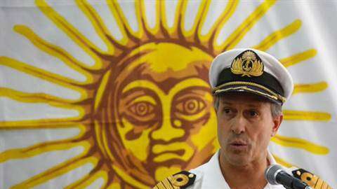 Enrique Balbi, vocero de la Armada.