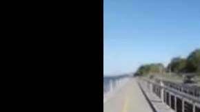 El grupo de argentinos quería llegar en bicicleta hasta el Brooklyn Bridge.