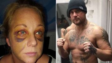 Russell Mason golpeó a su novia Sara Wheatley, cegado por los celos