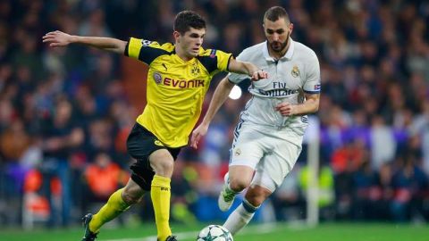 El estadounidense Christian Pulisic juega con el Borussia Dortmund.