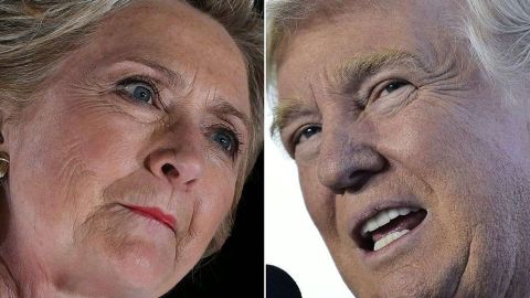 Hillary Clinton y Donald Trump.