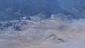 Así luce el pequeño cráter que hay al interior del "Popo".