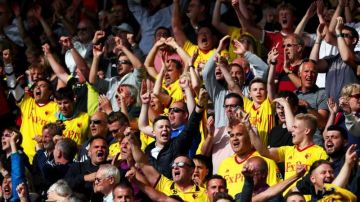 Aficionados del Watford pudieron llegar al encuentro con Newcastle gracias a la dirigencia de su club. (Foto: Dan Istitene/Getty Images)
