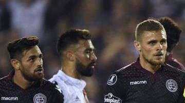 El árbitro de Lanús-River fue Wilmar Roldán.  EITAN ABRAMOVICH/AFP/Getty Images