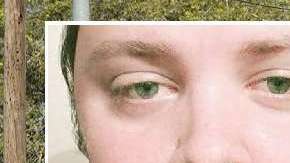 Las fotos del hombre fueron compartidas en redes sociales y el portal "Heavy".