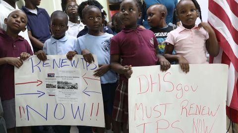 Los haitianos piden al gobierno de Trump ampliar el periodo de TPS.