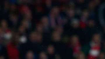 El momento de la tijera de Antoine Griezmann . Gonzalo Arroyo Moreno/Getty Images