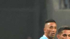 Gremio se impuso 1-0 en la ida sobre Lanús.  NELSON ALMEIDA/AFP/Getty Images