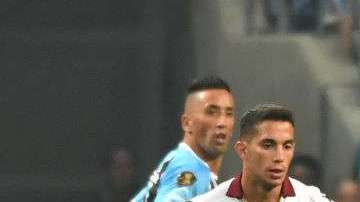 Gremio se impuso 1-0 en la ida sobre Lanús.  NELSON ALMEIDA/AFP/Getty Images