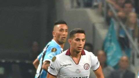 Gremio se impuso 1-0 en la ida sobre Lanús.  NELSON ALMEIDA/AFP/Getty Images
