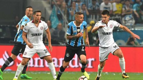 Gremio se impuso 1-0 en la ida sobre Lanús.  NELSON ALMEIDA/AFP/Getty Images