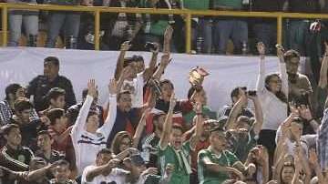 La afición del Tri durante el juego del Hexagonal Final de la Concacaf rumbo a Rusia 2018 contra Trinidad y Tobago, celebrado  en el estadio Alfonso Lastras.
(Foto: Imago7/Etzel Espinosa)