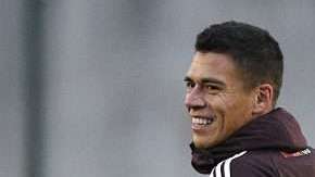 Héctor Moreno y Diego Reyes durante el entrenamiento de la selección mexicana de fútbol en las instalaciones de la federación de Fútbol de Bélgica. (Foto: Imago7 / Etzel Espinosa)