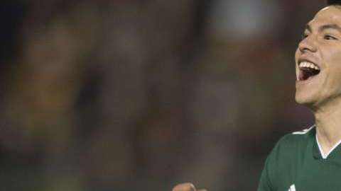 Hirving Lozano anotó dos goles, en el empate 3-3 de México ante Bélgica en Bruselas