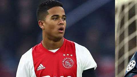 Justin y Patrick Kluivert. Getty Images