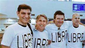 El grupo de rosarinos, antes de viajar a Nueva York.