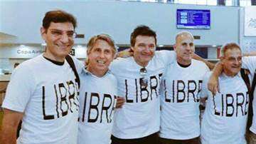 El grupo de rosarinos, antes de viajar a Nueva York.