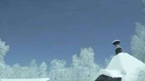 El meteorito también se vio en Rusia.