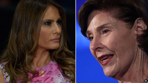 Melania Trump y Laura Bush han platicado, informó la segunda.