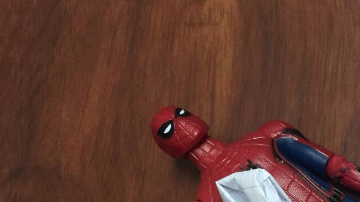 Spiderman, ofrenda de un niño