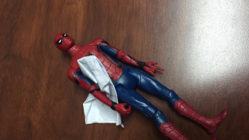 Spiderman, ofrenda de un niño
