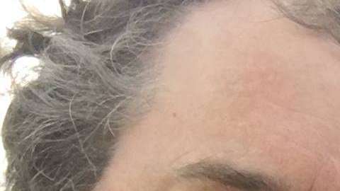 Robby Strong le dijo a AL.com que dejó la caja de estiércol de caballo en la casa de Mnuchin como una "performance política".