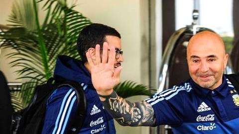 El entrenador de la selección de Argentina Jorge Sampaoli. EFE