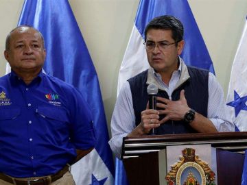 Juan Orlando Hernández, presidente de Honduras. / EFE